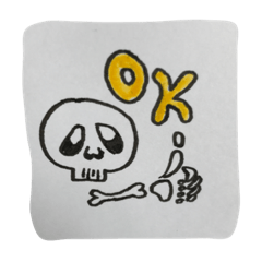 [LINEスタンプ] スカル生活☠️