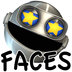 [LINEスタンプ] iNDIVIDUAL Robot Faces
