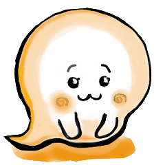[LINEスタンプ] ラッキー ゴースト