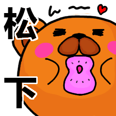 [LINEスタンプ] 松下より愛を込めて（名前スタンプ）