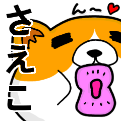 [LINEスタンプ] さえこより愛を込めて（名前スタンプ）