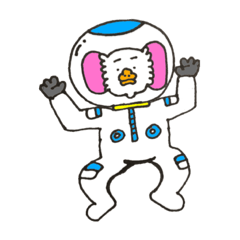 [LINEスタンプ] 何かのいきもの