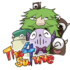 [LINEスタンプ] The 4 Survive