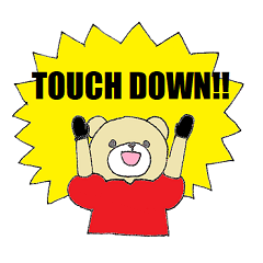 [LINEスタンプ] アメフトくま