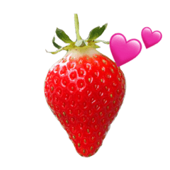 [LINEスタンプ] リアルなイチゴさん