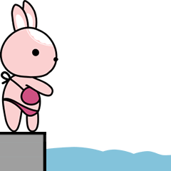 [LINEスタンプ] Fen Fen -The rabbit loves sports