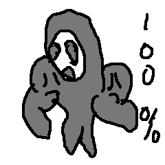 [LINEスタンプ] ザコ100％