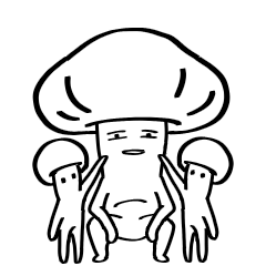 [LINEスタンプ] A mushroom-GuGee 3