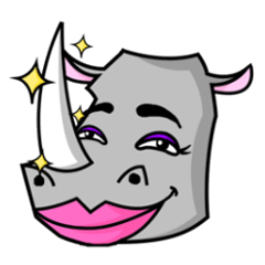 [LINEスタンプ] My friend is an animal