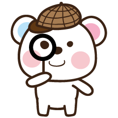 [LINEスタンプ] Milky Gossip Bear！