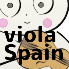 [LINEスタンプ] orchestra viola for everyone Spain verの画像（メイン）