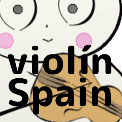 [LINEスタンプ] orchestra violin for everyone Spain ver