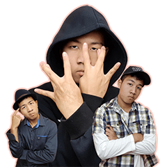 [LINEスタンプ] Jimmy Trinity