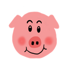 [LINEスタンプ] My pig roommate