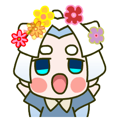 [LINEスタンプ] Silver haired Princess