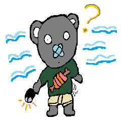 [LINEスタンプ] No nose bear