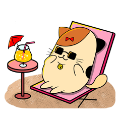 [LINEスタンプ] Potato Pet Family3-Have a nice trip！！