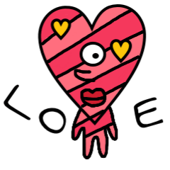 [LINEスタンプ] Ugly Creature