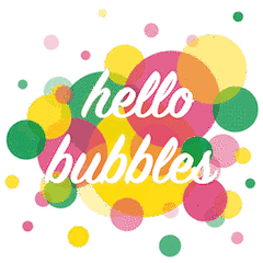 [LINEスタンプ] Hello Bubbles (Animated)の画像（メイン）