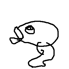 [LINEスタンプ] ピラニア