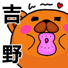 [LINEスタンプ] 吉野より愛を込めて（名前スタンプ）