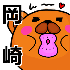 [LINEスタンプ] 岡崎より愛を込めて（名前スタンプ）