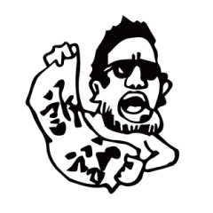 [LINEスタンプ] 伝説のDJ！！