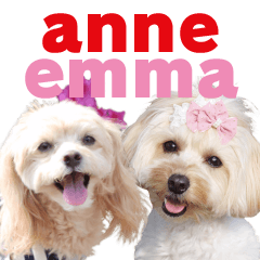 [LINEスタンプ] anne＆emma マルプー