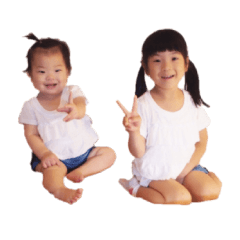 [LINEスタンプ] MS姉妹1