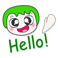 [LINEスタンプ] Hi my name is Kayama..^^