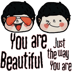 [LINEスタンプ] Joo in August, You are beautiful.