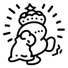 [LINEスタンプ] Baron Bean - hardworking is his word