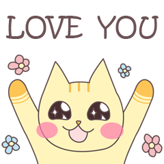 [LINEスタンプ] Cats Love you