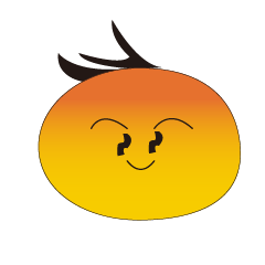 [LINEスタンプ] I am persimmon, I am a tomato, who am I？