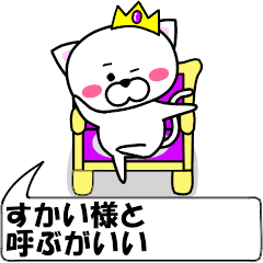 [LINEスタンプ] 動く！『すかい』専用の名前スタンプ