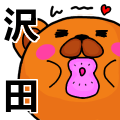 [LINEスタンプ] 沢田より愛を込めて（名前スタンプ）