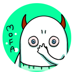 [LINEスタンプ] Mofa evil