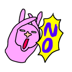 [LINEスタンプ] うさぎのけいさん