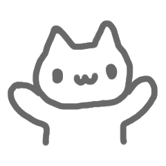 [LINEスタンプ] 白猫のやみちゃん