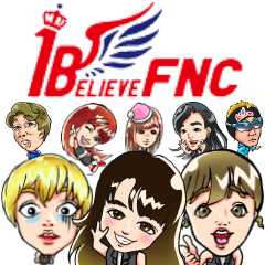 [LINEスタンプ] 1 Believe FNC オフィシャルスタンプの画像（メイン）