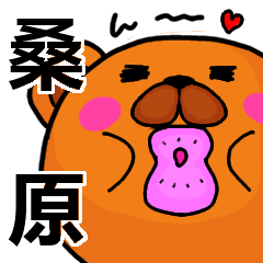 [LINEスタンプ] 桑原より愛を込めて（名前スタンプ）