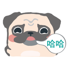 [LINEスタンプ] pugdogg