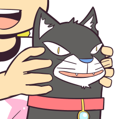 [LINEスタンプ] Smileless cat