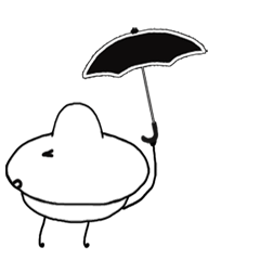 [LINEスタンプ] Peculiar small UFO 4