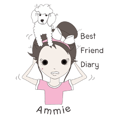 [LINEスタンプ] Best Friend Diary Ammie